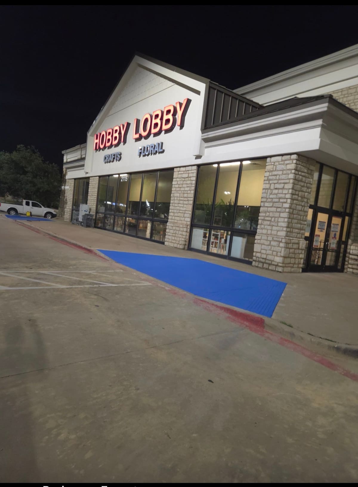 Commercial ADA ramp completed at Hobby Lobby